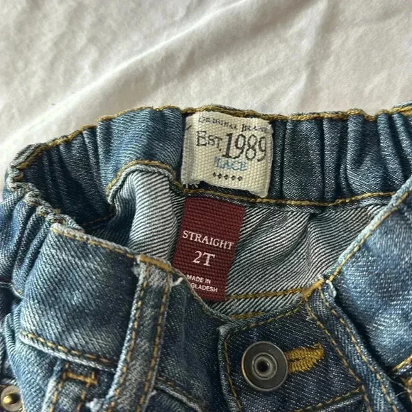 The children’s place - LIKE NEW Street cut denim jeans size 2T - Picture 5 of 5